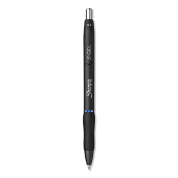 Sharpie® S-Gel™ S-gel High-performance Gel Pen, Retractable, Medium 0.7 Mm, Blue Ink, Black Barrel, Dozen freeshipping - TVN Wholesale